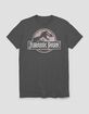 JURASSIC PARK Vintage Distressed Logo Unisex Tee image number 1