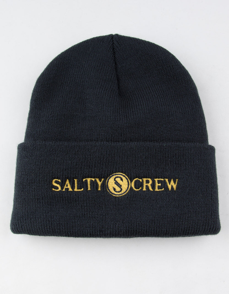 SALTY CREW Railed Navy Mens Beanie image number 0