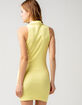 FULL TILT Sleeveless Yellow Polo Dress image number 3