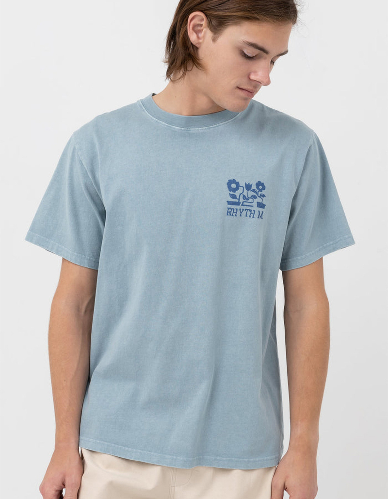 RHYTHM Flower Vintage Mens Tee image number 1