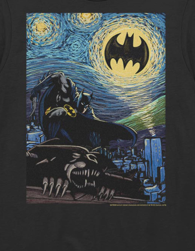 BATMAN Starry Night Unisex Tee image number 1