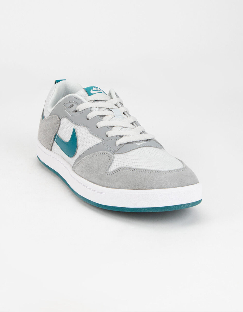 NIKE SB Alleyoop Gray & Teal Shoes image number 1