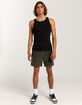 RSQ Mens Washed Fitted Rib Tank Top image number 3