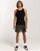 RSQ Mens Washed Fitted Rib Tank Top image number 3