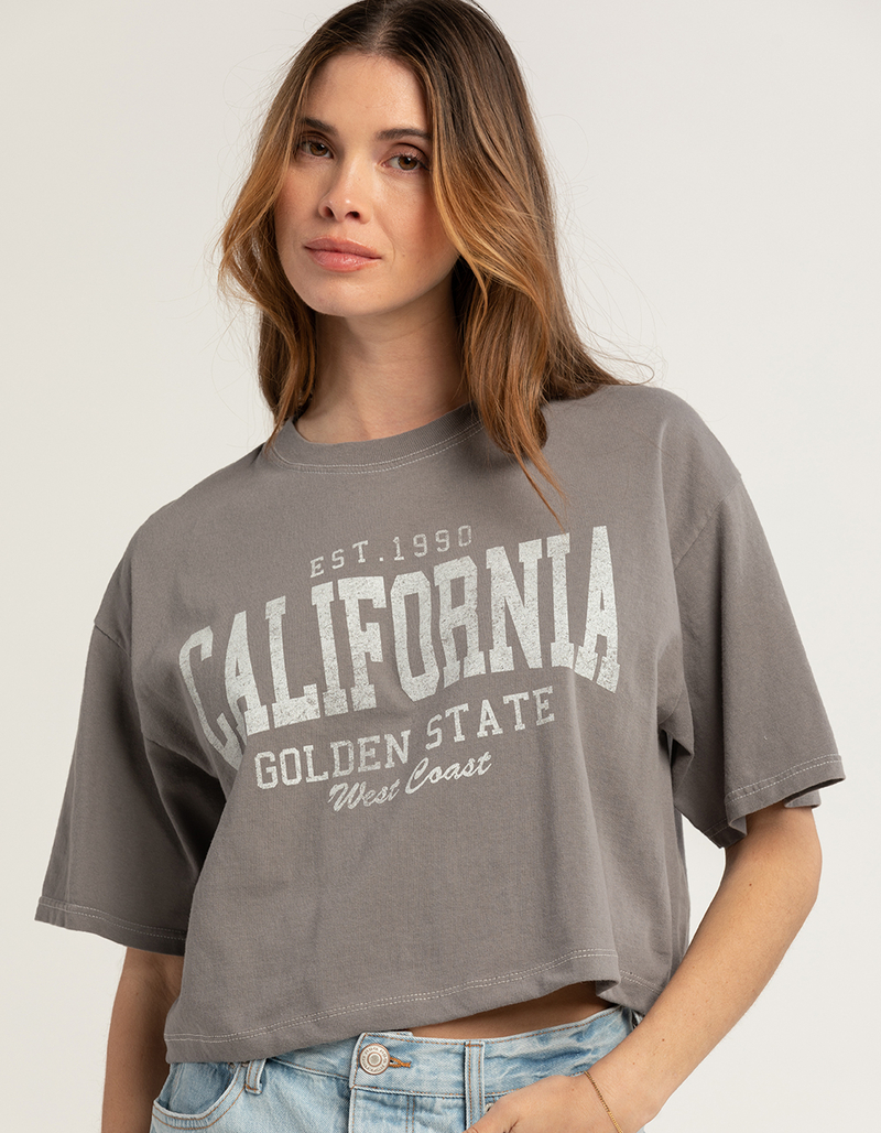 FULL TILT California Womens Crop Tee image number 0
