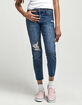 RSQ Girls High Rise Straight Leg Jeans image number 2
