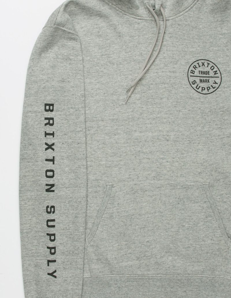BRIXTON Oath Heather Mens Hoodie image number 1