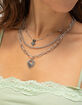FULL TILT Layered Heart Pendant Necklace image number 3