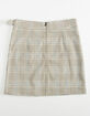 WHITE FAWN Plaid Girls Wrap Skirt image number 2