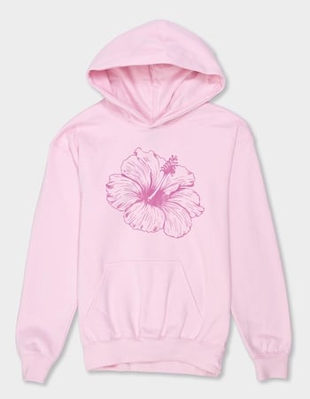 HIBISCUS Outline Unisex Kids Hoodie Primary Image