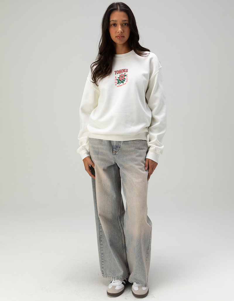 BDG Urban Outfitters Tohoku Rose Womens Crewneck Sweatshirt image number 3