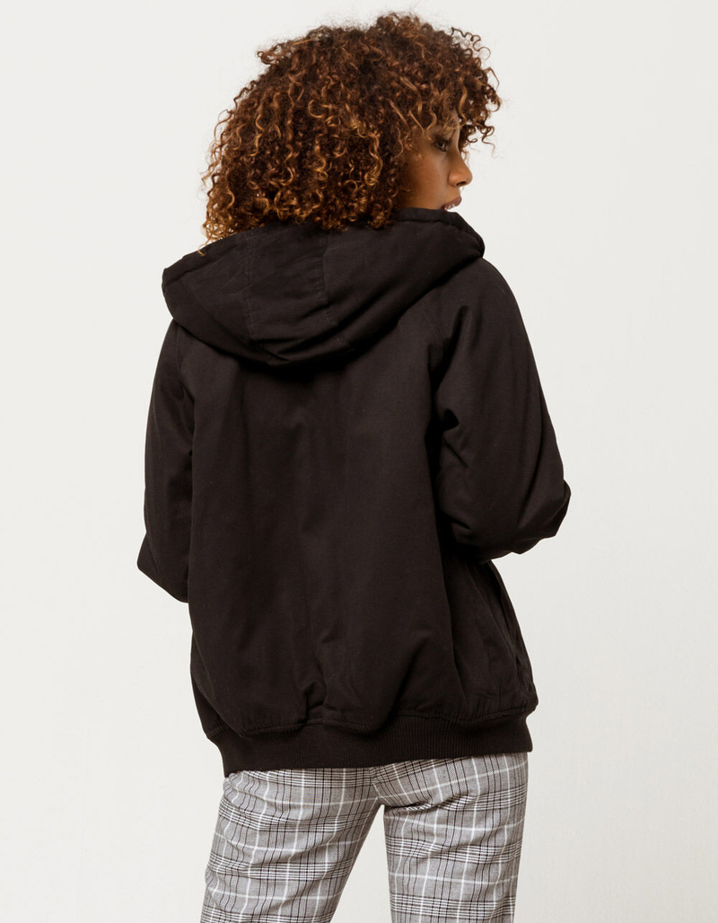 FULL TILT Oversized Twill Womens Bomber Jacket image number 2