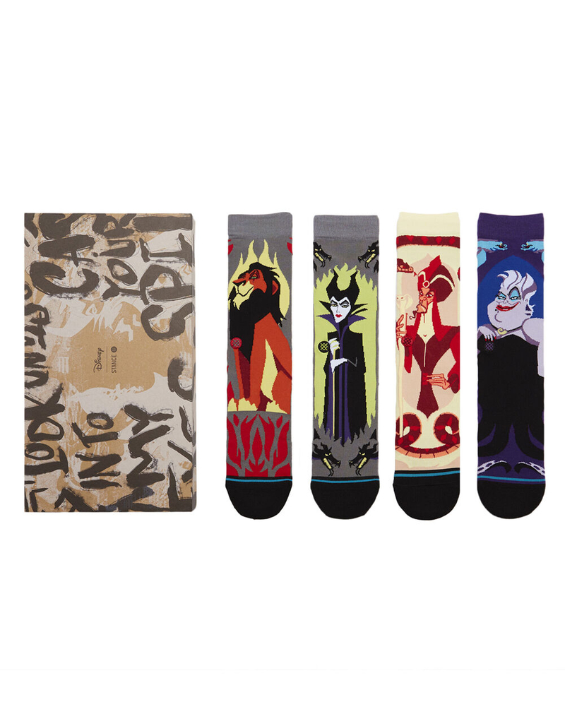 STANCE Stance Disney Villains Mens Crew Socks Box Set image number 0