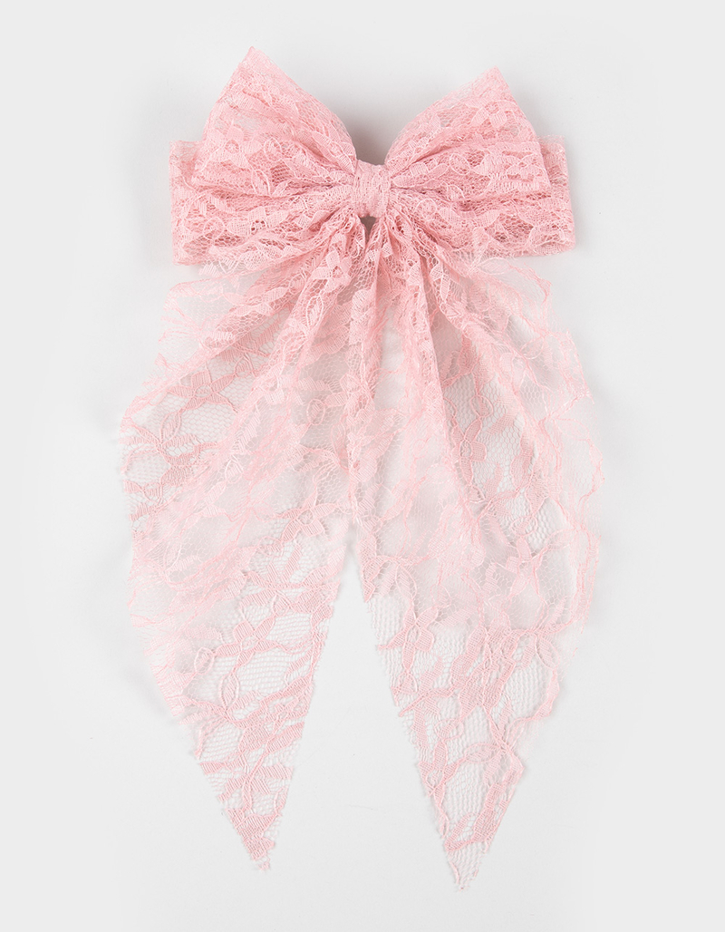 FULL TILT Oversized Lace Bow Clip image number 0