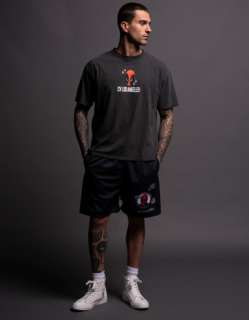 CVLA x DEADPOOL & WOLVERINE Deadpool Mesh Shorts image number 9