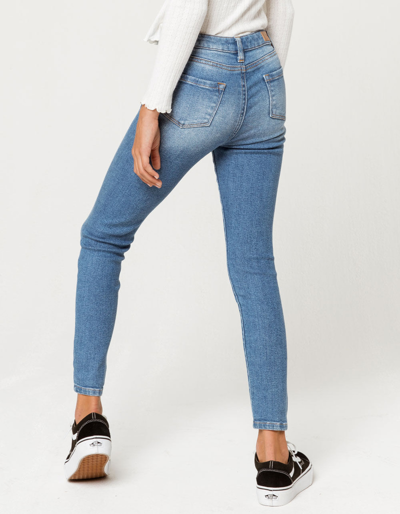 RSQ High Rise Ankle Skinny Girls Medium Wash Jeans image number 3