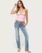 EDIKTED Lital Backless Cut Out Textured Top image number 5