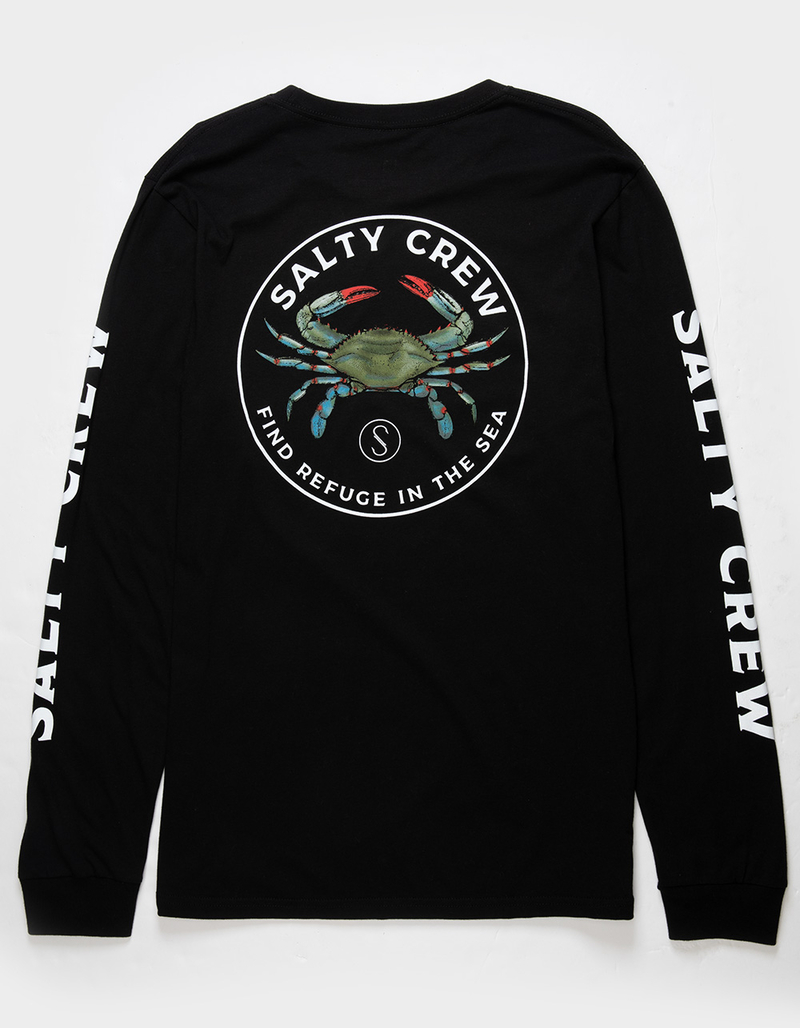 SALTY CREW Blue Crabber Premium Mens Long Sleeve Tee image number 0