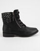 QUPID Zion Womens Combat Boots image number 2