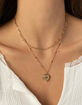 FULL TILT Layered Cross/Heart Locket Necklace image number 4
