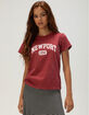 RSQ Womens Newport Relaxed Tee image number 1