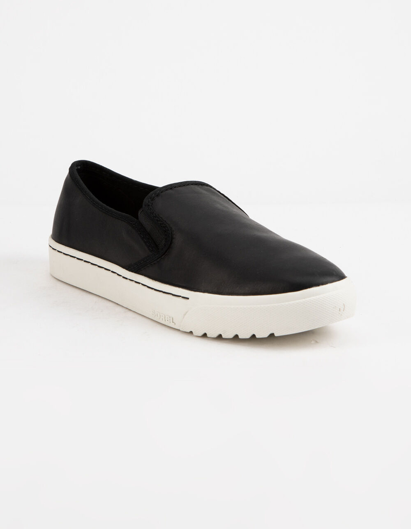 SOREL Campsneak Black Womens Slip-On Shoes image number 1