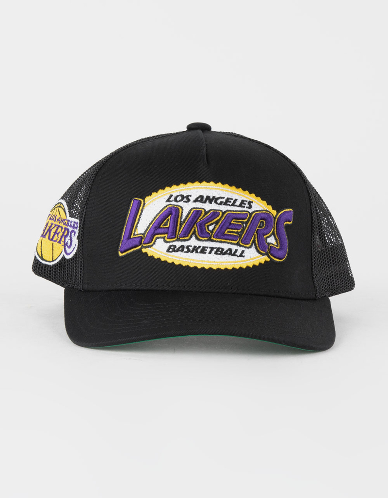 MITCHELL & NESS Los Angeles Lakers NBA Team Mens Trucker Hat image number 1