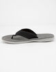 QUIKSILVER Haleiwa Plus Gray Mens Sandals image number 4