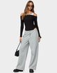 EDIKTED Lorelle Wide Leg Sweatpants image number 5