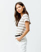 RVCA Seasons Change Striped Womens Tee image number 2