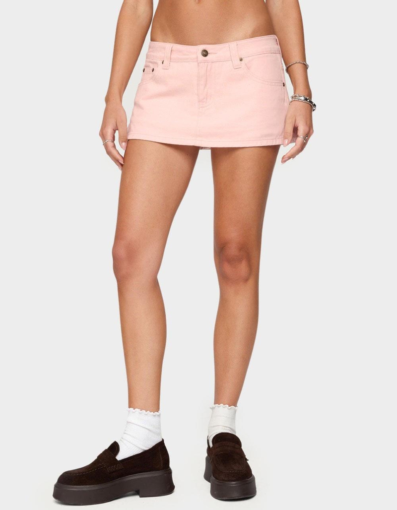 EDIKTED Sukie Denim Mini Skort image number 0