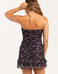 FULL TILT Cinch Ruffle Tube Bodycon Womens Dress image number 4