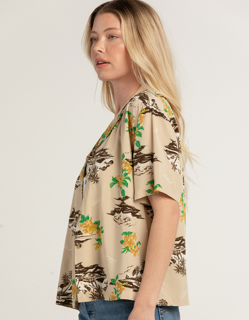 BRIXTON Bunker Paradise Womens Button Up Shirt image number 2