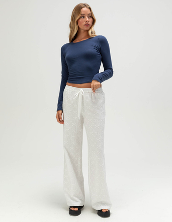 TILLYS Womens Long Sleeve Baby Tee Alternative Image