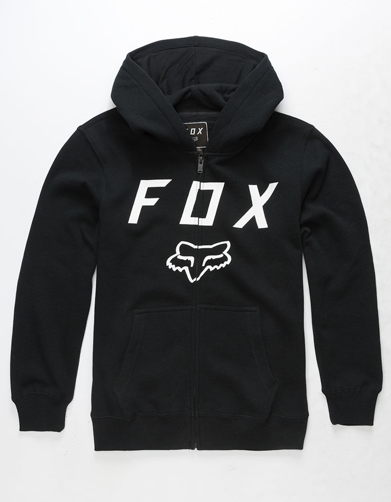 FOX Legacy Moth Black Boys Zip Hoodie image number 0