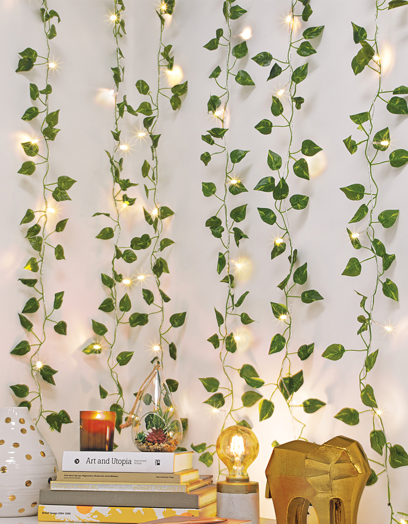 LED Curtain Vine Lights GREEN Tillys