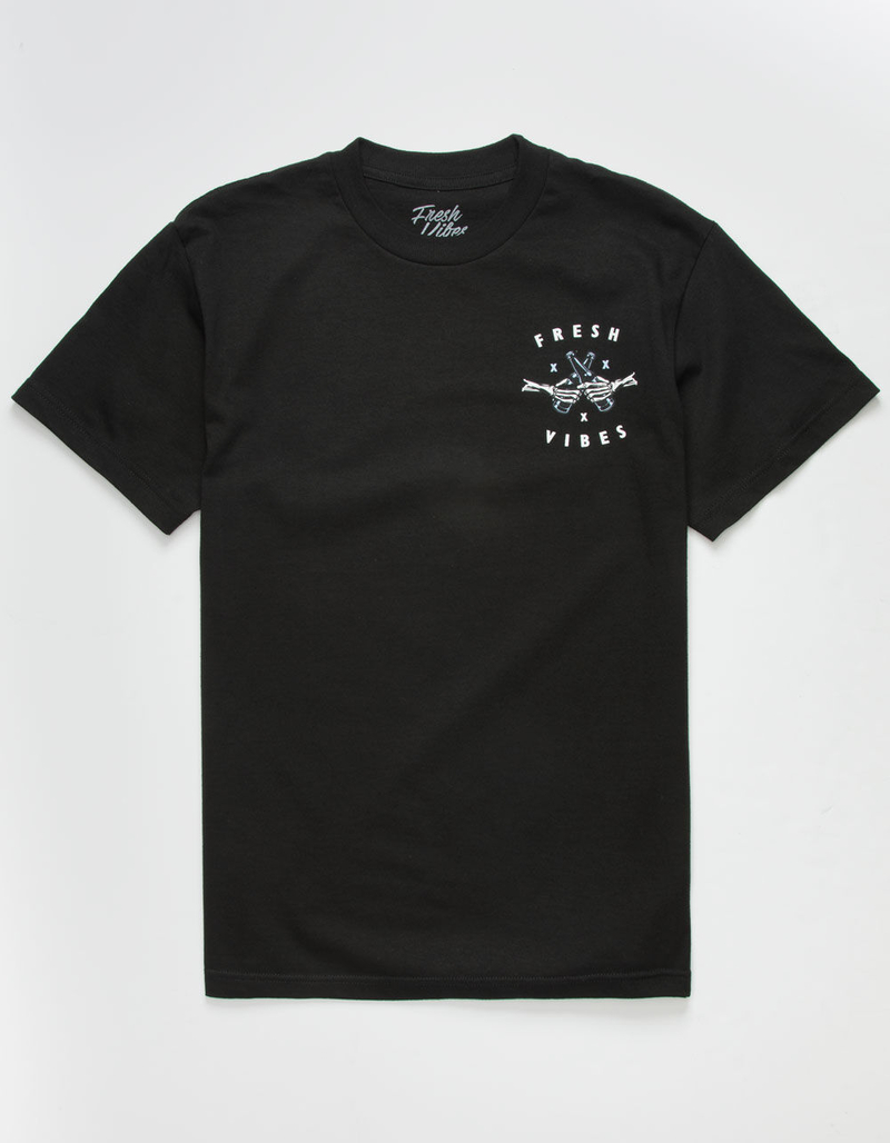 FRESH VIBES Premium Courage Mens T-Shirt image number 1