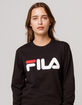 FILA Fila Logo Womens Tee image number 1