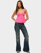 EDIKTED Belen Lacey Babydoll Top image number 4