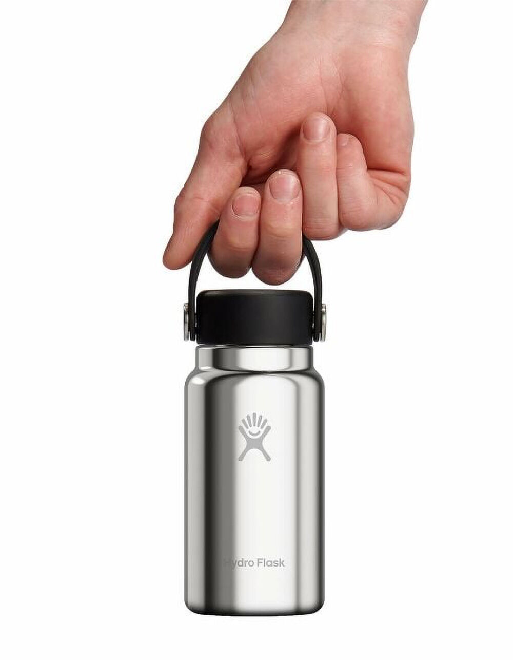 HYDRO FLASK 6.7 oz Micro Hydro Metallic Mini Bottle - SILVER - ONE