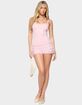 EDIKTED Lacey Ruffled Romper image number 4