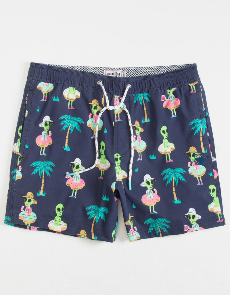 PARTY PANTS Pool Pool Mens Volley Shorts image number 0