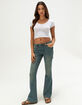HEART & HIPS Womens V-Neck Crop Tee image number 2