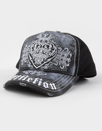 AFFLICTION Ink Womens Trucker Hat Primary Image