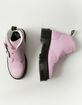DR. MARTENS Devon Heart Womens Pink Boots image number 5