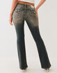 TRUE RELIGION Becca Vintage Wash Big T Womens Bootcut Jeans image number 4