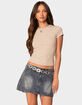 EDIKTED Tay Short Sleeve Top image number 1