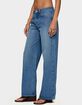 EDIKTED Ery Wide Leg Mid Rise Jeans image number 2