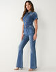 TRUE RELIGION Denim Flare Womens Jumpsuit image number 2