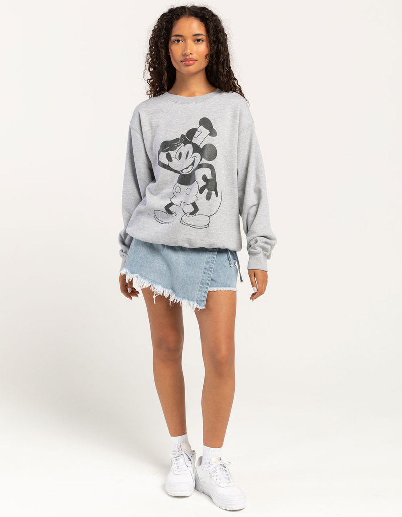 DISNEY 100TH ANNIVERSARY Mickey Cartoon Unisex Crewneck Sweatshirt image number 3